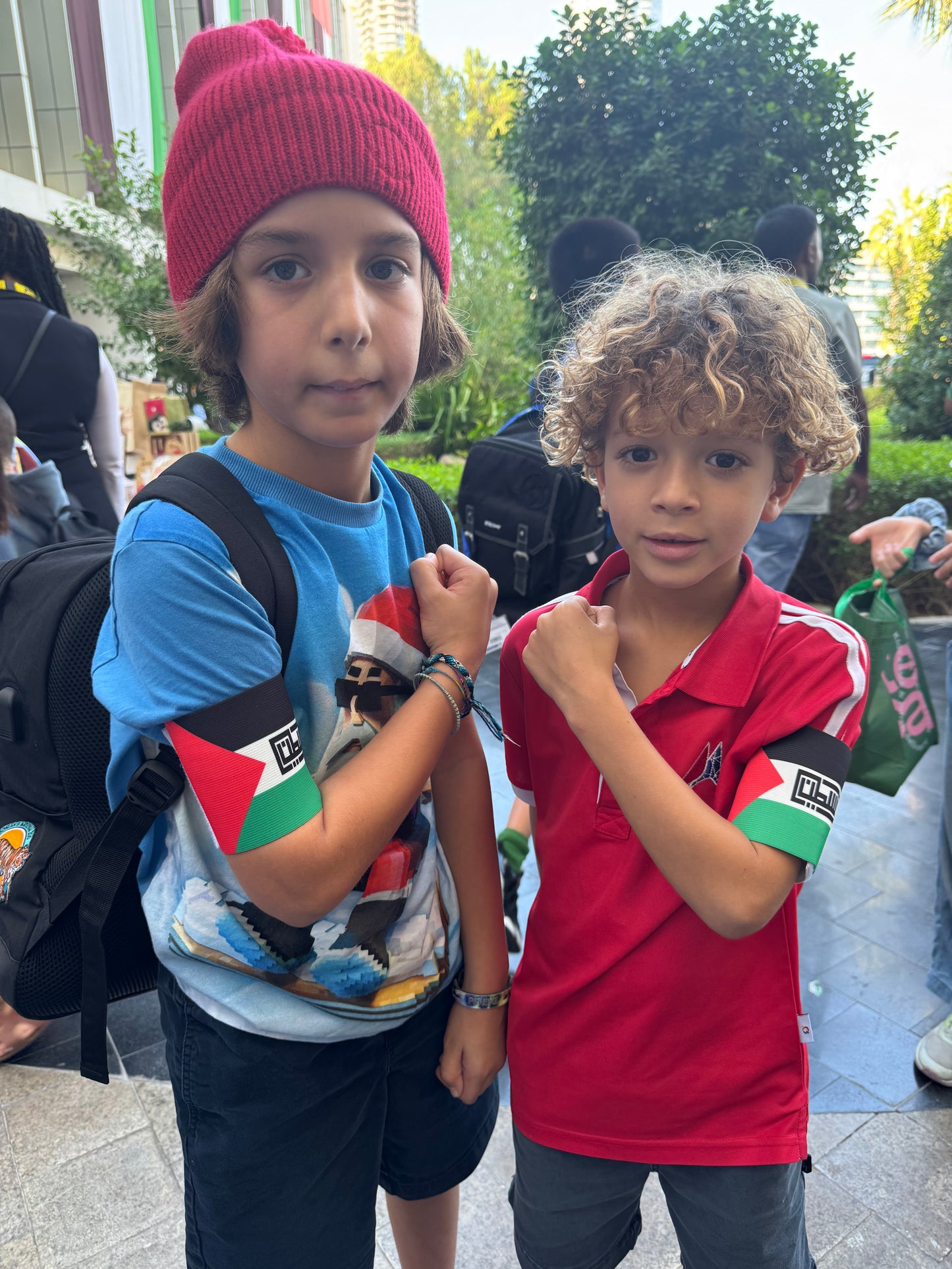 Kids Palestine Flag Armband – Arabic “فلسطين” Design