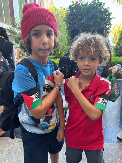 Kids Palestine Flag Armband – Arabic “فلسطين” Design