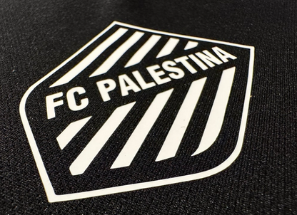 Black Football Shirt, Arabic Writing - Regular Fit