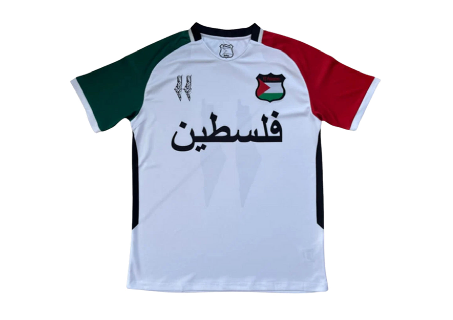 Tricolor Football Shirt, Arabic Writing - Regular Fit