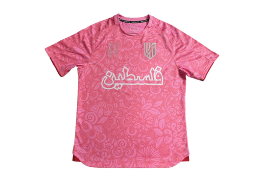 Pink Football Shirt, Arabic Writing - Regular Fit